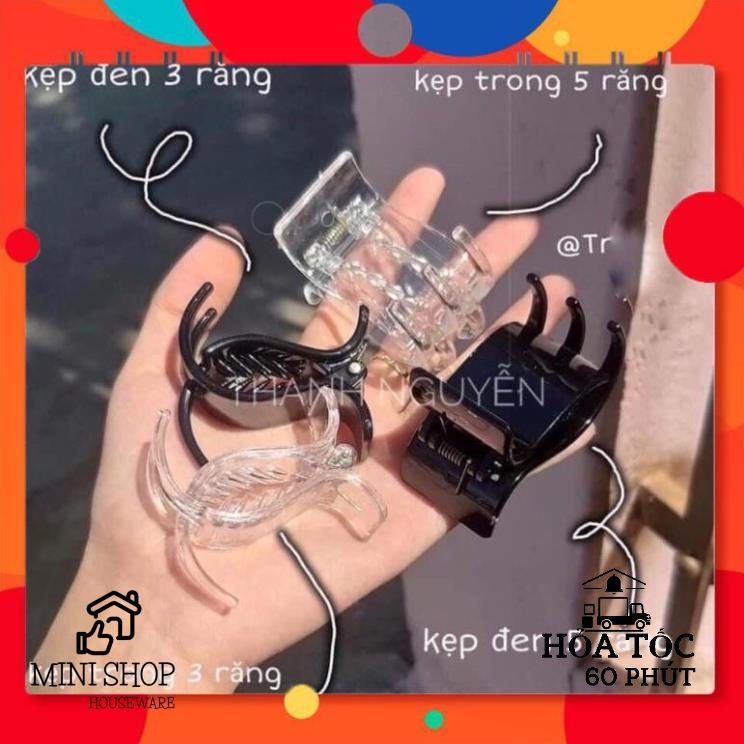 Set 12 Kẹp Tóc Càng Cua 3 -5 Răng Siêu Rẻ Đủ Màu. Lẻ 1 Hoặc Combo