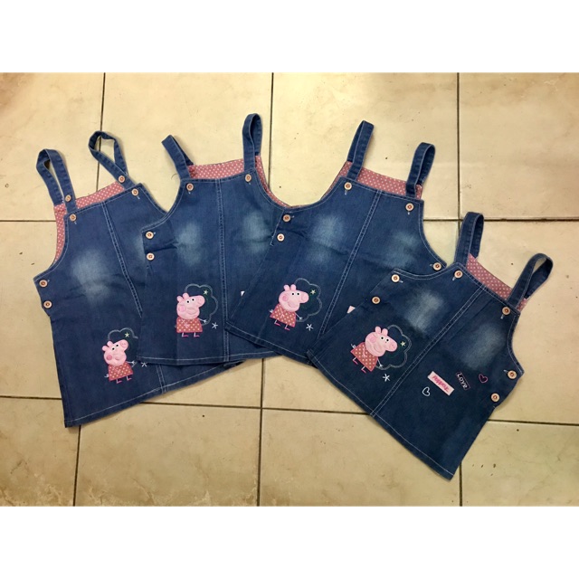 Váy yếm bò peppa