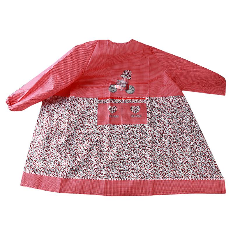 Tạp Dề Nấu Ăn Có 2 Túi Họa Tiết Dễ Thương Phong Cách Hàn Quốc