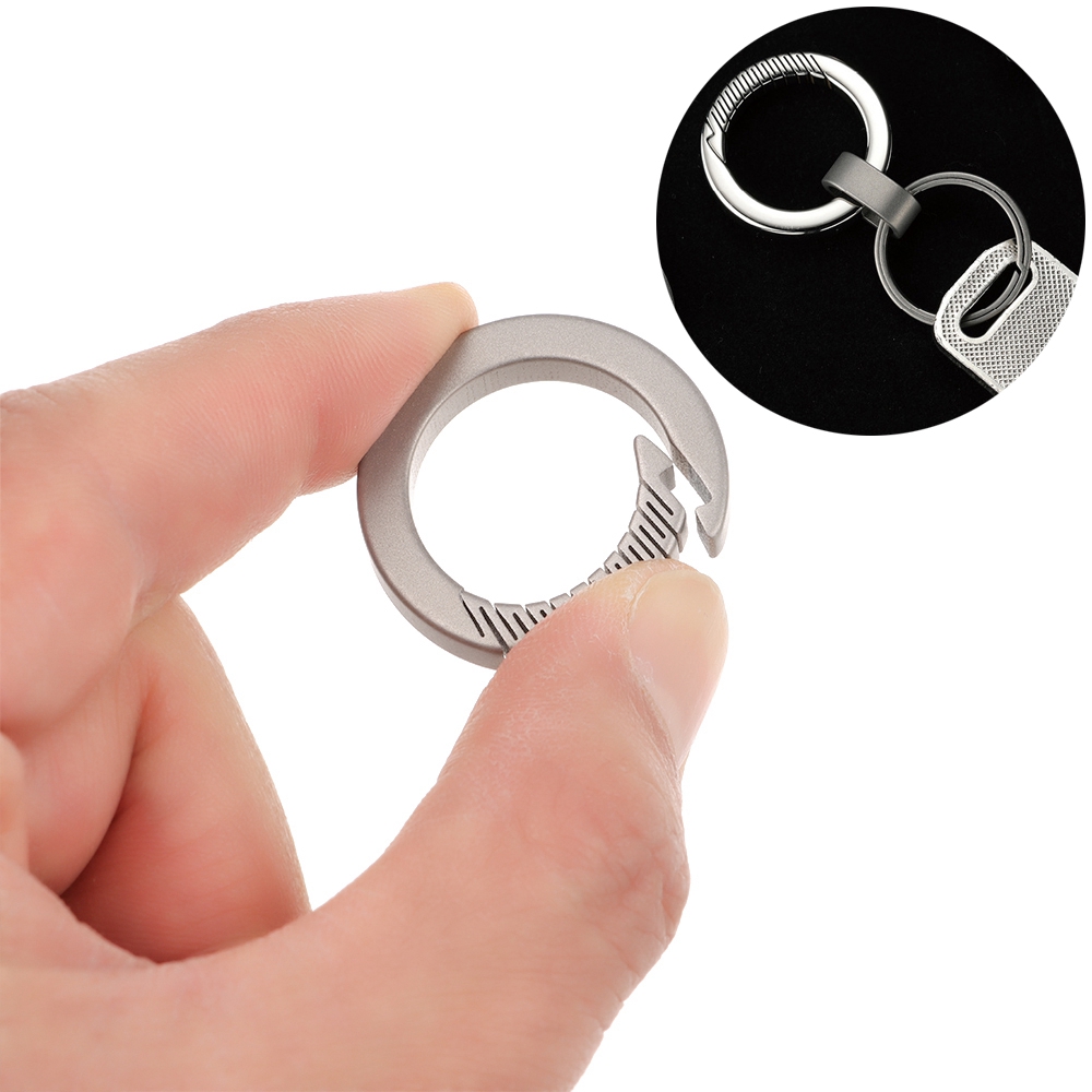 Móc khóa bằng hợp kim titan siêu nhẹ cao cấp