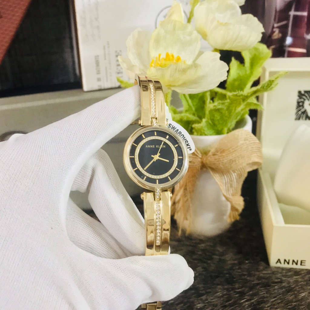 Đồng hồ thời trang nữ Anne Klein Set Combo AK3426BKST