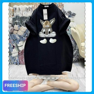 Áo thun nữ nam tay lỡ form rộng, áo phông nam nữ Oversize Unisex chất cotton siêu đẹp vải dày dặn
