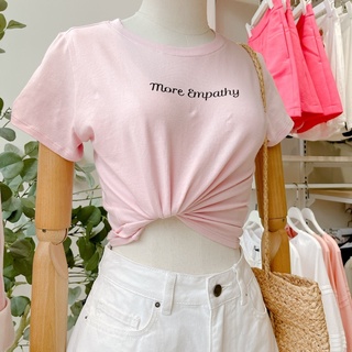 Áo thun mỹ in More Empathy MIEU - JA09