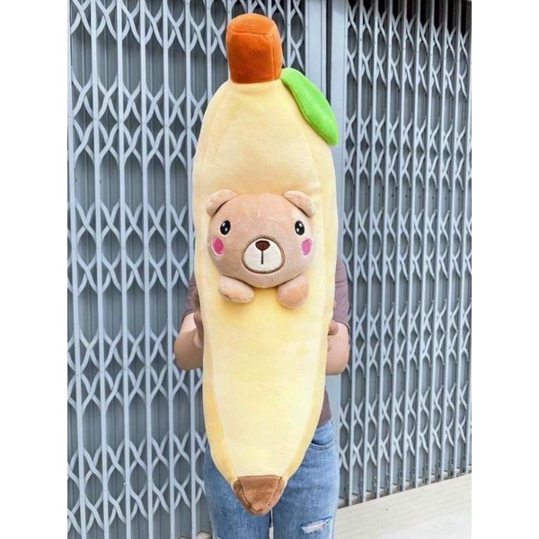 THÚ BÔNG HÌNH TRÁI CHUỐI Hàng khuyến mãi Unidry