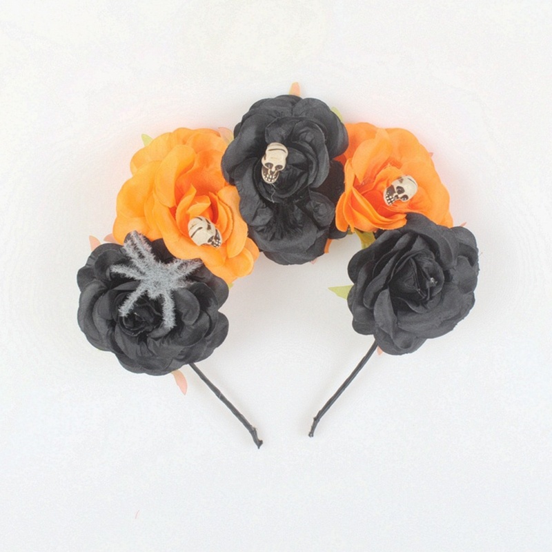 Băng Đô Hoa Hồng Hóa Trang Halloween Cho Nữ