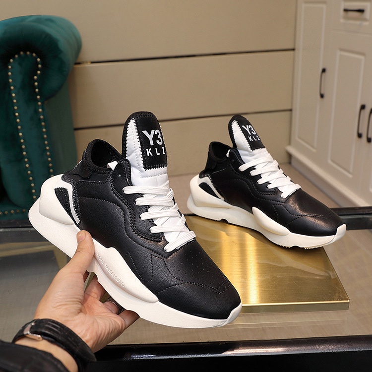 Giày Thể Thao Da Thật Đế Dày Thoáng Khí Phong Cách Samurai Y3 Cho Nam