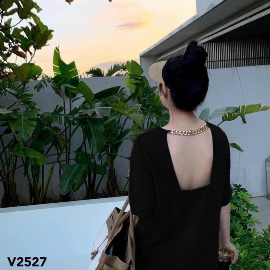  Váy Suông, Đầm Suông Chất Cotton Cổ Tròn Lưng Viền Dây Xích Siêu Sang | BigBuy360 - bigbuy360.vn