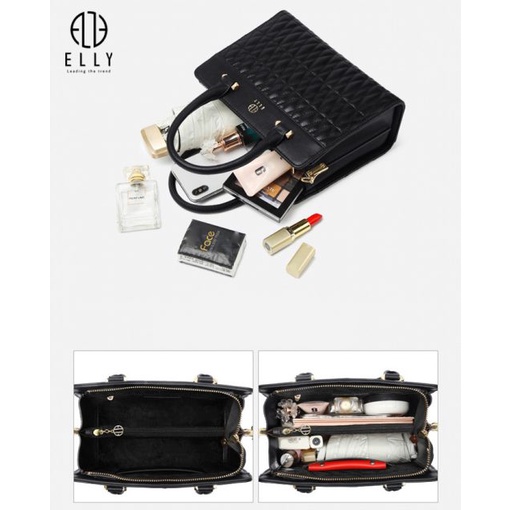 Túi xách nữ TT cao cấp ELLY- EL140 - Đen