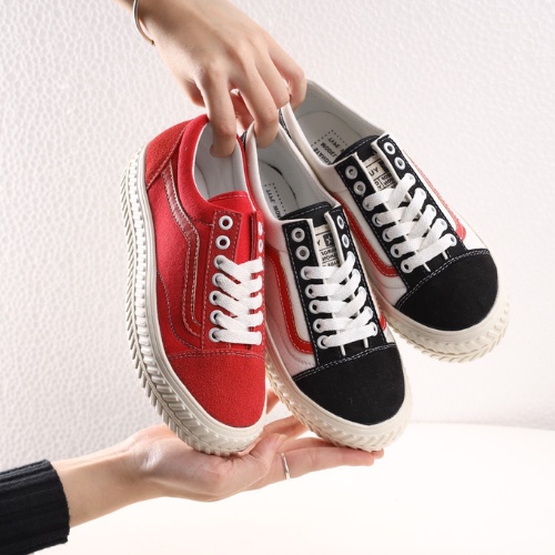 Giày Thể Thao Ulzzang Nam Nữ Cổ Thấp, Đế Bánh Mì Phong Cách Hàn Quốc Trẻ Trung, Chất liệu Vải Thoải mái | BigBuy360 - bigbuy360.vn