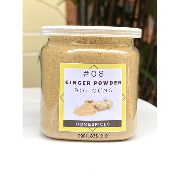 Bột Gừng sạch hũ dùng tiện lợi-Ginger powder