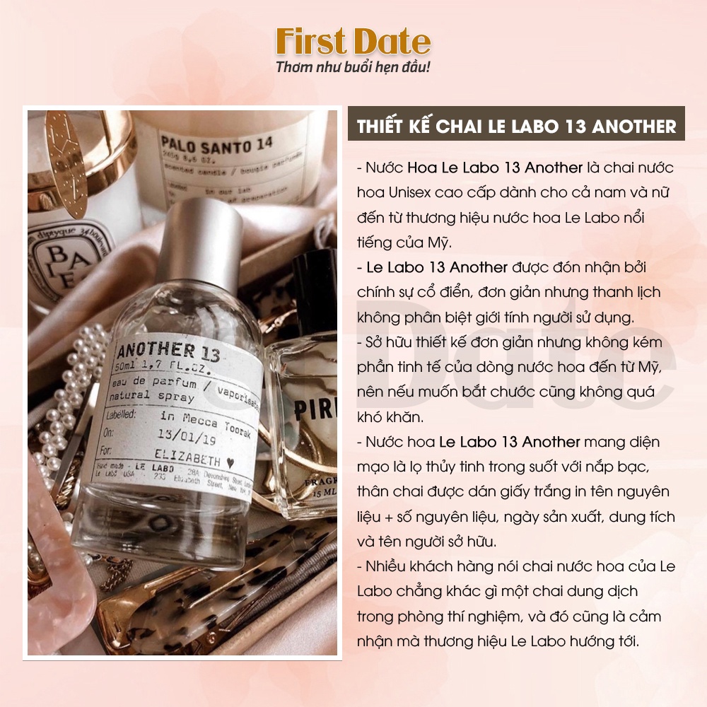 Nước hoa unisex hương gỗ phương đông Another 13 - Lưu hương 12 tiếng - First Date