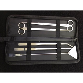 Bộ Dụng Cụ Thuỷ Sinh - Bộ vệ sinh kéo- nhíp 5 món