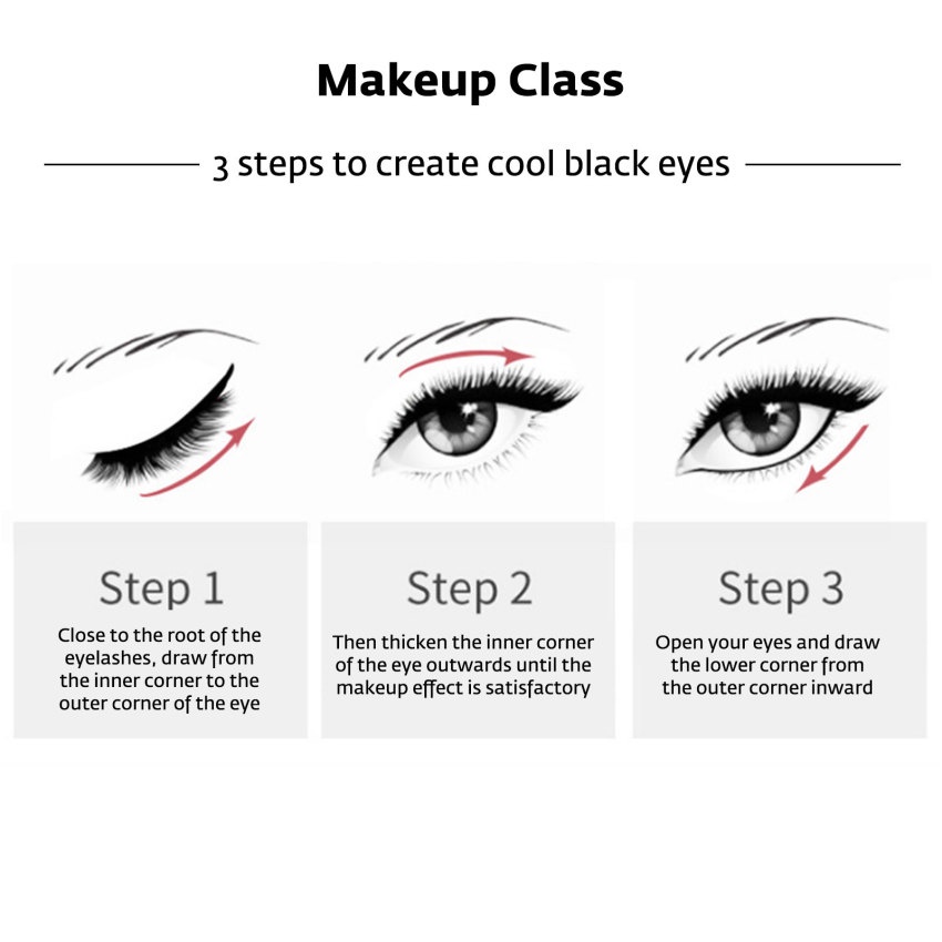 Bút Kẻ Mắt Dạng Lỏng Màu Đen Nhanh Khô Chống Thấm Nước Chống Thấm Mồ Hôi Chống Nhòe Lâu Trôi