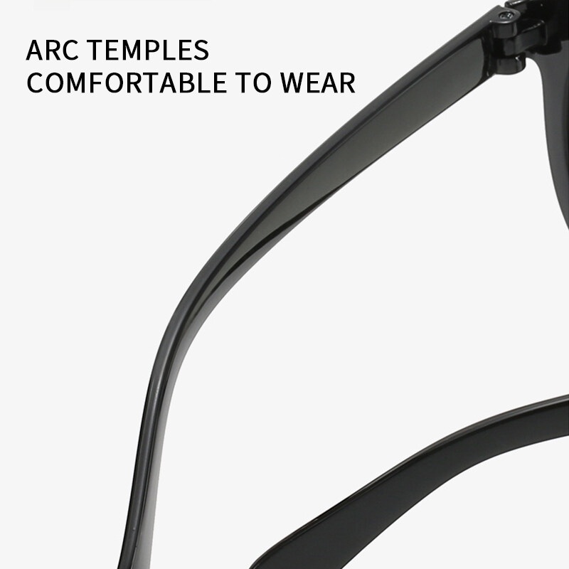 Mắt Kính Chống Bức Xạ Gọng Dày Màu Đen Cho Nữ