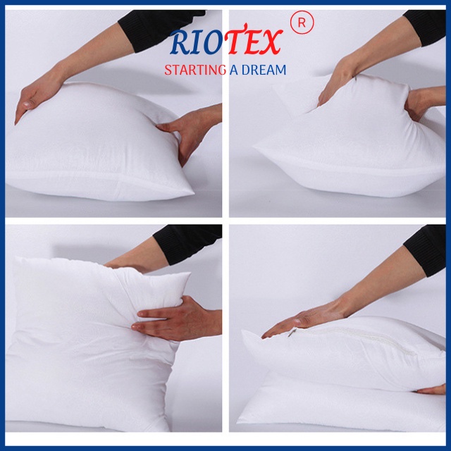 Ruột Gối Nằm - Gối Ôm - Gối Vuông RIOTEX HOME - Ruột Gối Hơi Hàng Cao Cấp Không Xẹp Lún, Độ Bền Cao