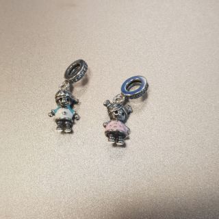 Combo charm bé trai bé gái bạc s925