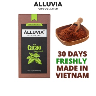 Bột ca cao nguyên chất không đường Alluvia Chocolate 100% cacao tự nhiên