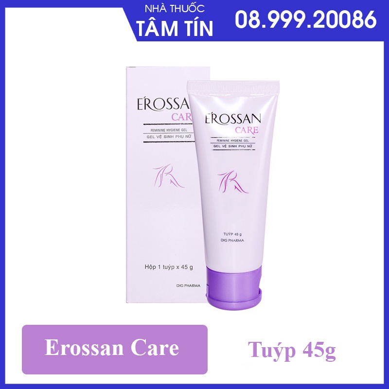 Dung dịch vệ sinh phụ nữ Erossan Care 45g