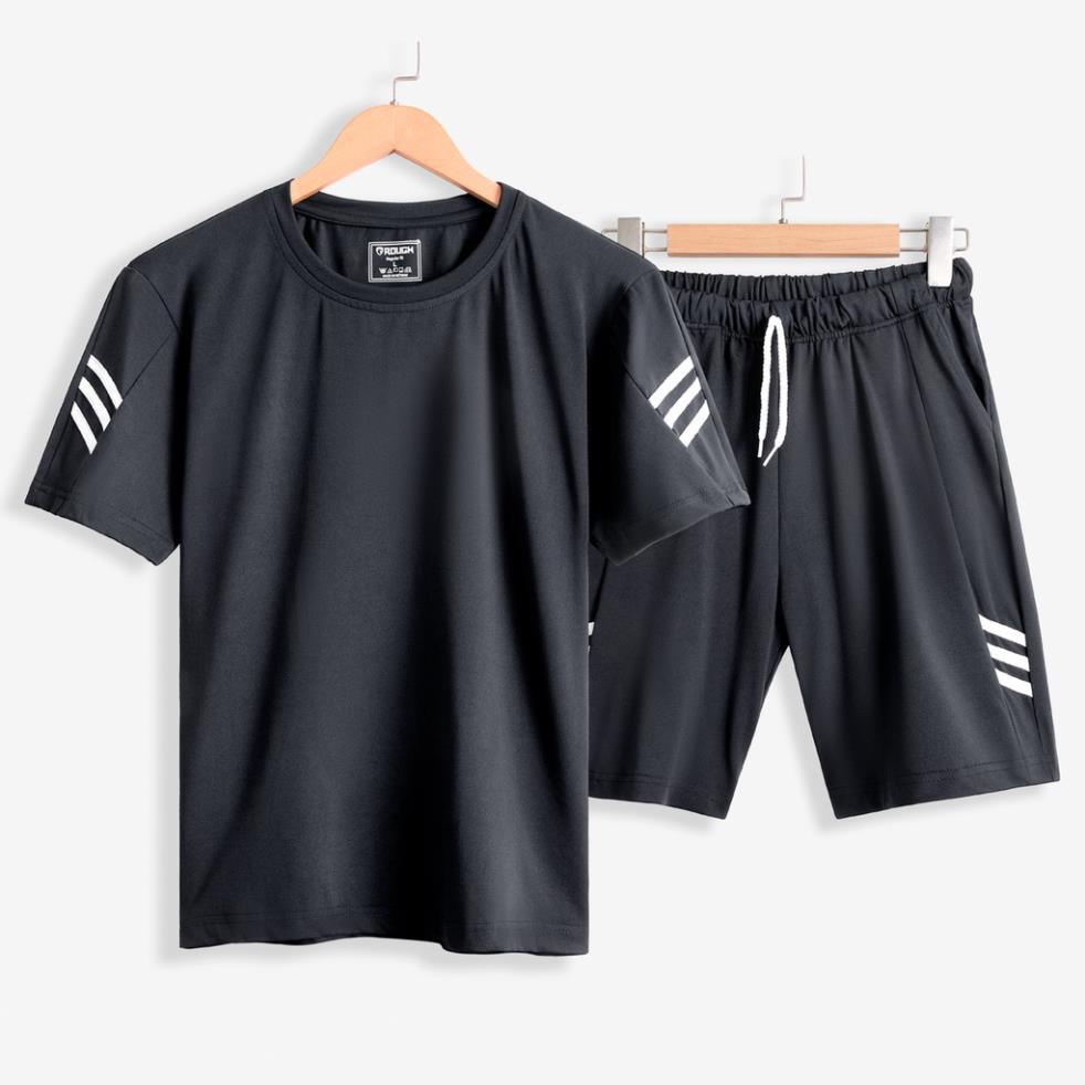 Bộ Thể Thao Nam ROUGH CoolFit chất thun co Giãn, năng động mùa Hè, 4 màu trẻ trung !