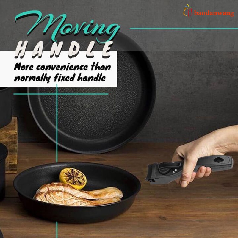 Tay cầm nồi chảo chống bỏng có thể tháo rời tiện dụng