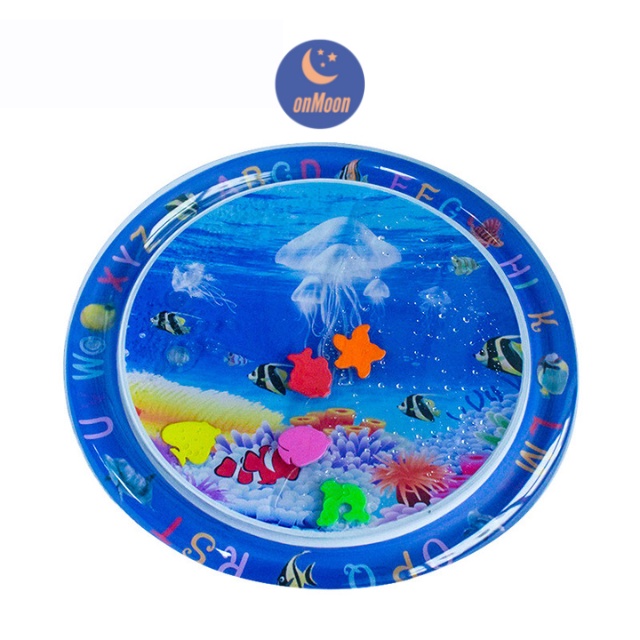 Thảm nước, đệm nước bơm hơi thế giới đại dương cho bé tập bò, phát triển chân tay, tăng khả năng vận động