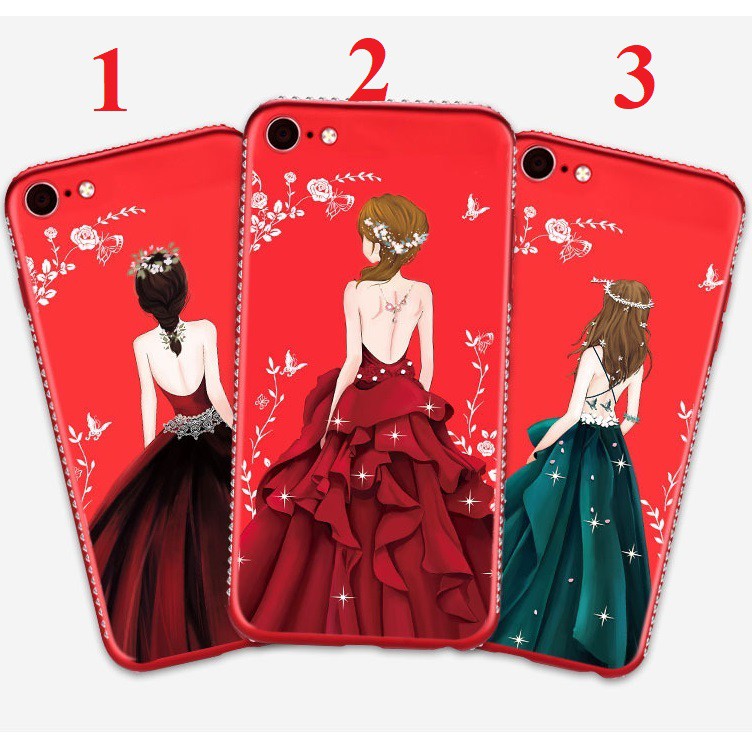 Ốp lưng Iphone Công chúa cho các dòng 5-6-6+,7,7+,8,8+,X