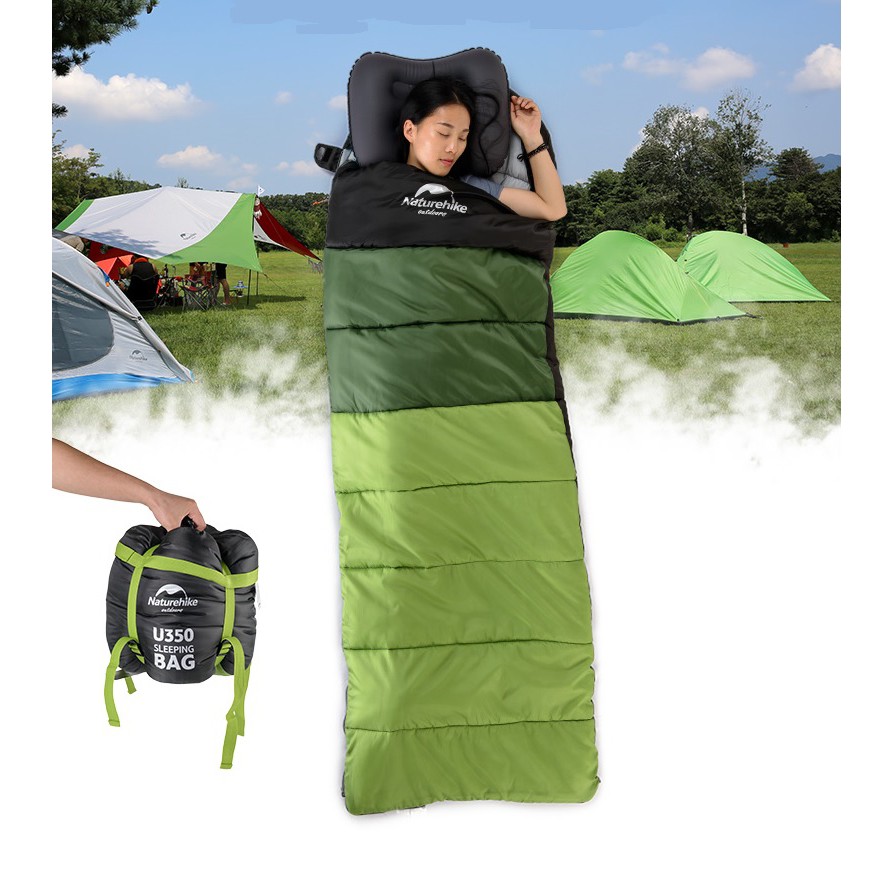 Túi ngủ du lịch ngoài trời Naturehike cao cấp, túi ngủ văn phòng chống thấm nước, đi phượt | BigBuy360 - bigbuy360.vn