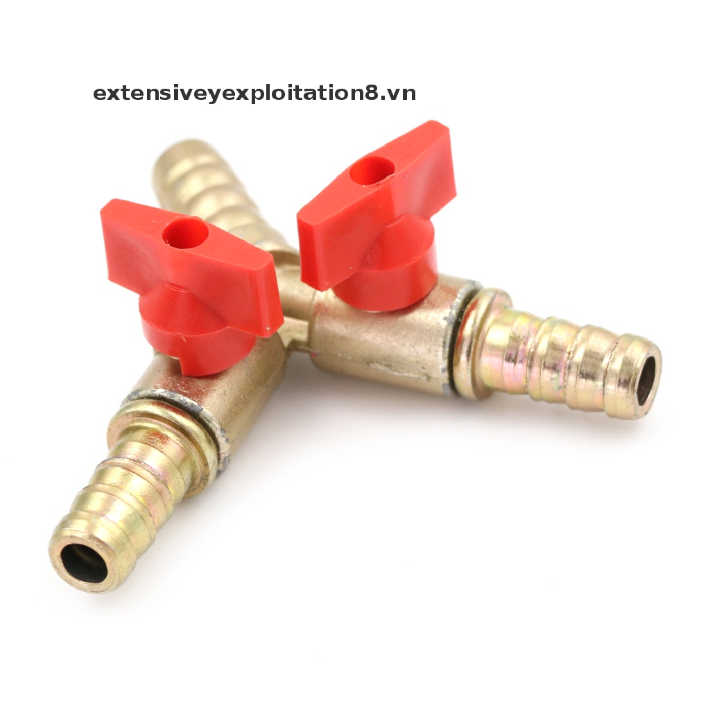 Van Khóa Chữ Y 3 Chiều 3 / 8 &quot;10mm Chuyên Dụng Đầu Nối Ống gas Hình Chữ Y Bằng Đồng Thau 3 Cách Tee Y Im Câm Bóng