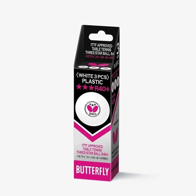 Quả Bóng Bàn Butterfly R40+ Chuẩn Thi Đấu ITTF, Banh Bóng Bàn Cao Cấp