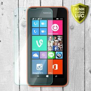 Kính cường lực Nokia 1320,1520 kính trong suốt mài cạnh tặng kèm khăn lau.