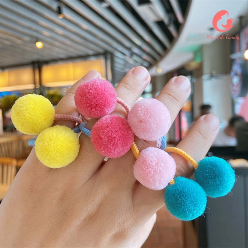 Set 2 dây buộc tóc hình nơ xinh xắn cho bé - Hải Anh Family