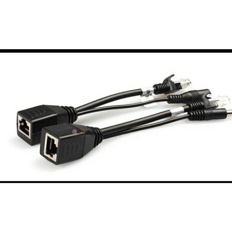 Bộ cáp truyền tín hiệu Jack POE cho Camera IP,Balun chuyển đổi nguồn
