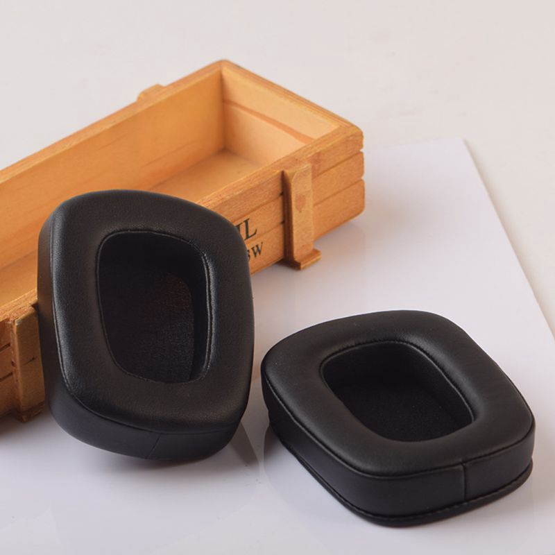 1Pair Leather Ear Pads Soft Foam Ear Cushion for Razer Tiamat 7.1 V2 Headset
