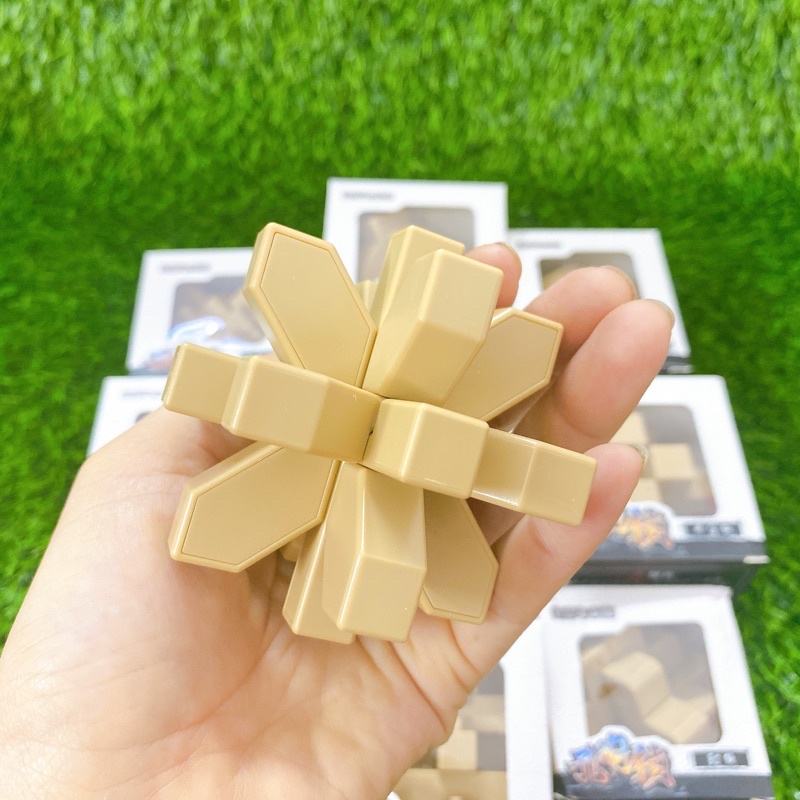 Đồ Chơi Rubik Khóa Khổng Minh IQ 3D Bằng Nhưa ABS Size Lớn. Khóa Gỗ Lỗ Ban Kongming. Quà Tặng Khen Thưởng Cho Học Sinh