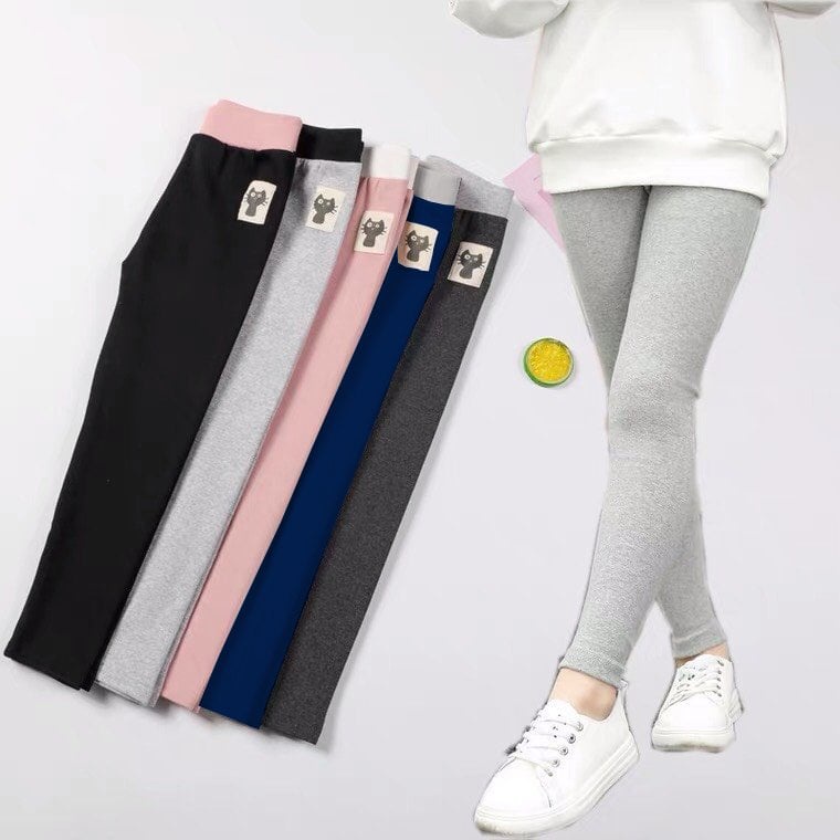Quần dài legging bé gái dáng ôm size đến 45kg - Cat Cute