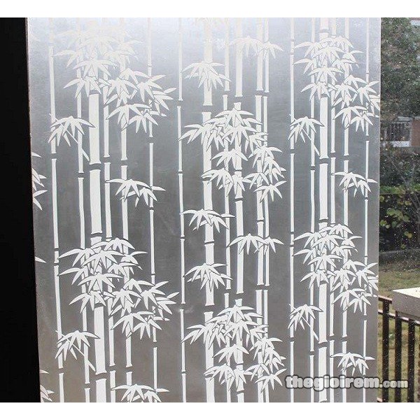 Decal dán kính Khổ 90cm Cây trúc | BigBuy360 - bigbuy360.vn