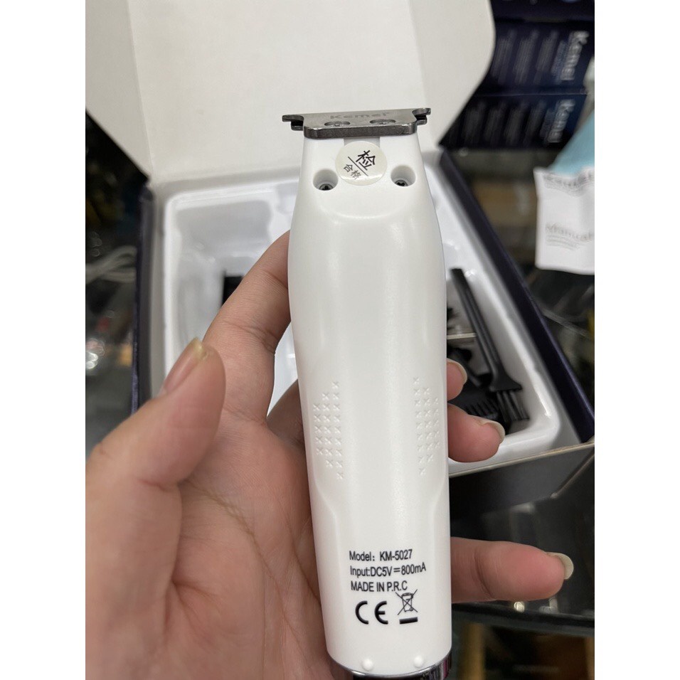 Tông đơ chấn viền động cơ turbo cao cấp kemei 5027,tăng đơ cạo viển kẻ chân tóc chuyên nghiệp