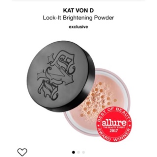 🌟 Phấn bột Kat Von D Lock It Setting Powder minisize