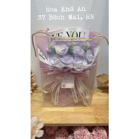 [Quà sinh nhật] Bó hoa sáp loang 7 lớp siêu xịn, quà tặng độc đáo.
