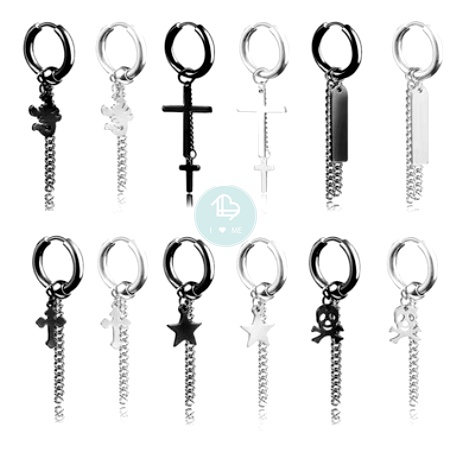 Khuyên Tai Unisex Cá Tính, Khuyên tai GD Bigbang, BST kpop phong cách hàn quốc