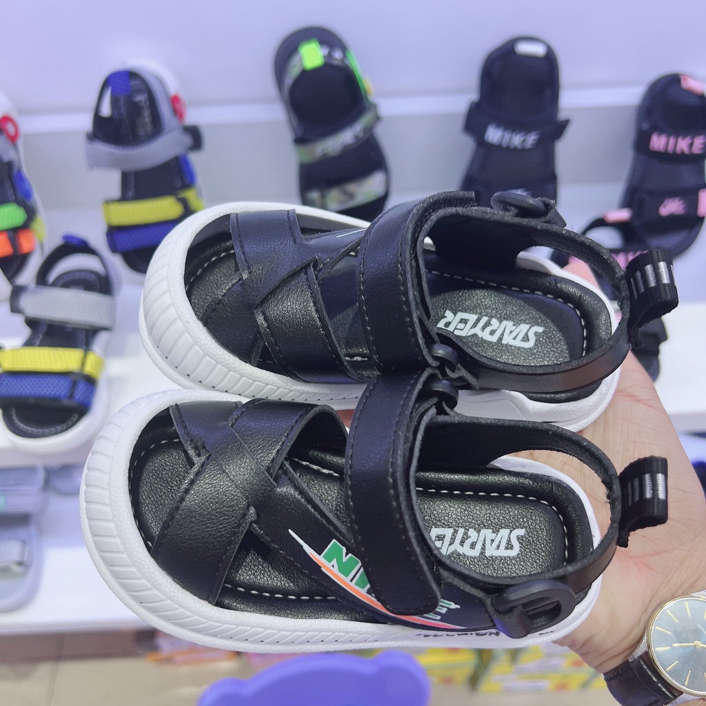 ￼￼￼Giày sandal bé trai bé gái - Sandal quai dán siêu nhẹ cho bé mẫu mới SA417