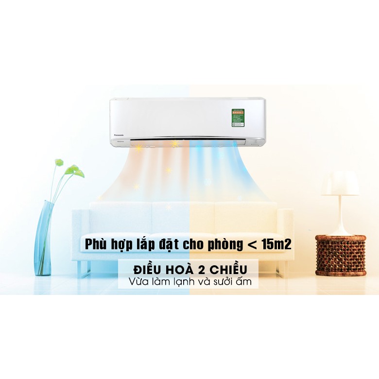 Điều hòa Panasonic 2 chiều 9.000BTU inverter YZ9UKH-8