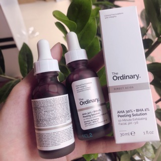 Tẩy tế bào chết hoá học tẩy da chết The ordinary AHA 30% + BHA 2% Peeling solution (thay da sinh học k bong tróc aha bha