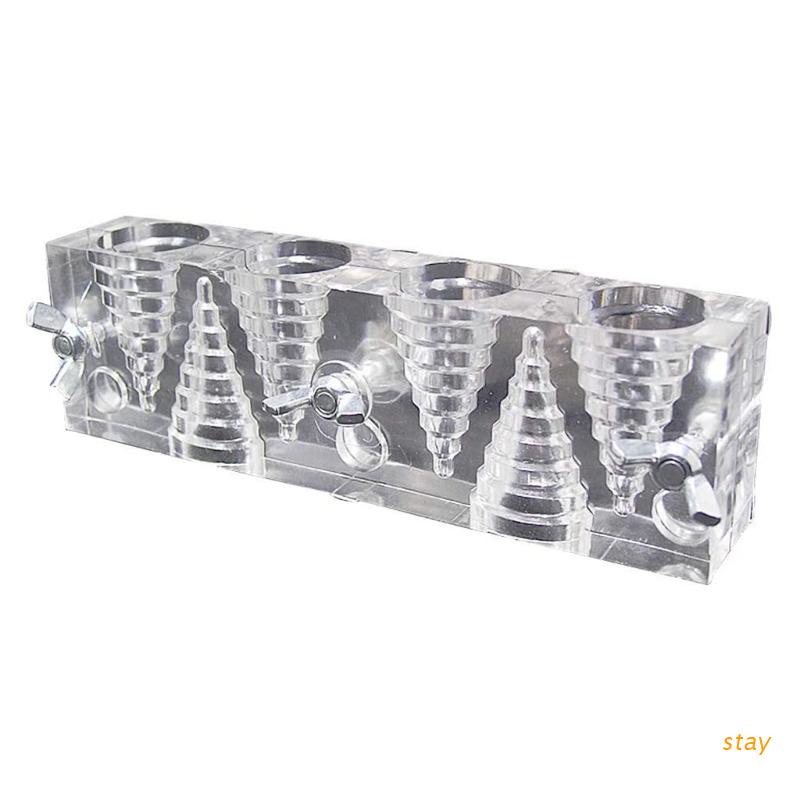 Khuôn Nhựa Trong Suốt 6 Lỗ Dùng Làm Trầm Hương DIY