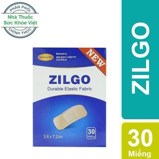 BĂNG CÁ NHÂN BẢNG TO ZILGO HỘP 30 MIẾNG