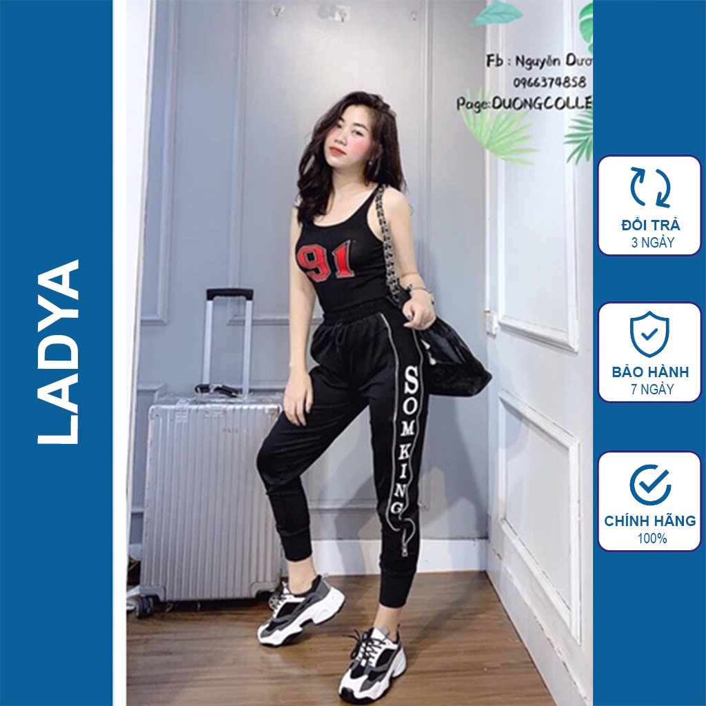 Quần bom nữ VSWEH viền khóa thể thao thời trang LADYA STORE M180
