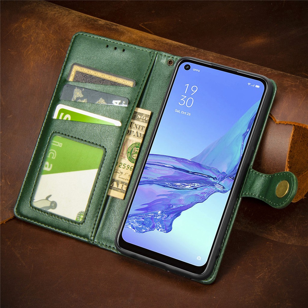 Bao Da Đa Năng Kiểu Dáng Đơn Giản Sang Trọng Dành Cho Oppo A 53 | BigBuy360 - bigbuy360.vn