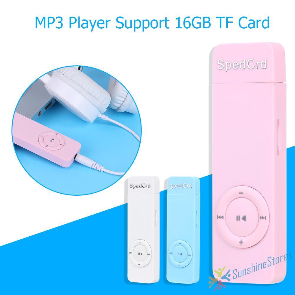 Global Version MP3 Player Strip Sport Lossless Sound Support 64GB TF Card Media Players