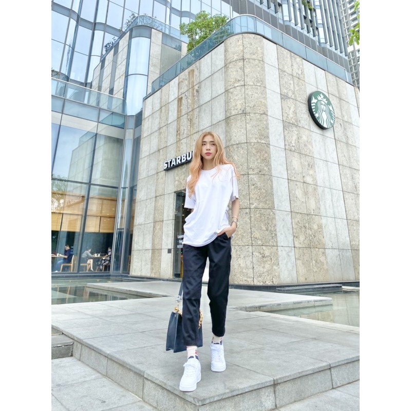 (Chính Hãng)  Quần khaki nữ dáng quần baggy, co giãn, siêu dễ phối đồ