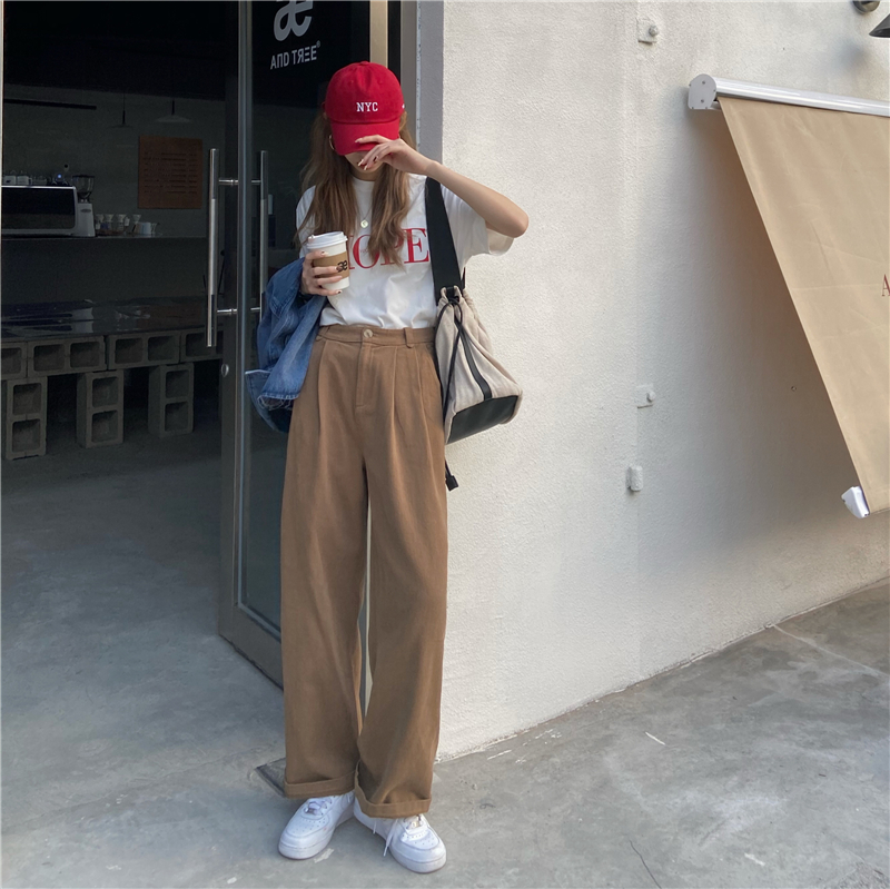 Quần Denim Nữ Lưng Cao Ống Rộng Thời Trang 41941 | BigBuy360 - bigbuy360.vn